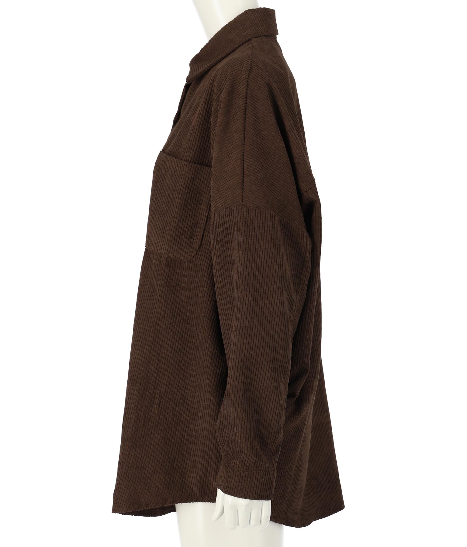 コーデュロイシャツ