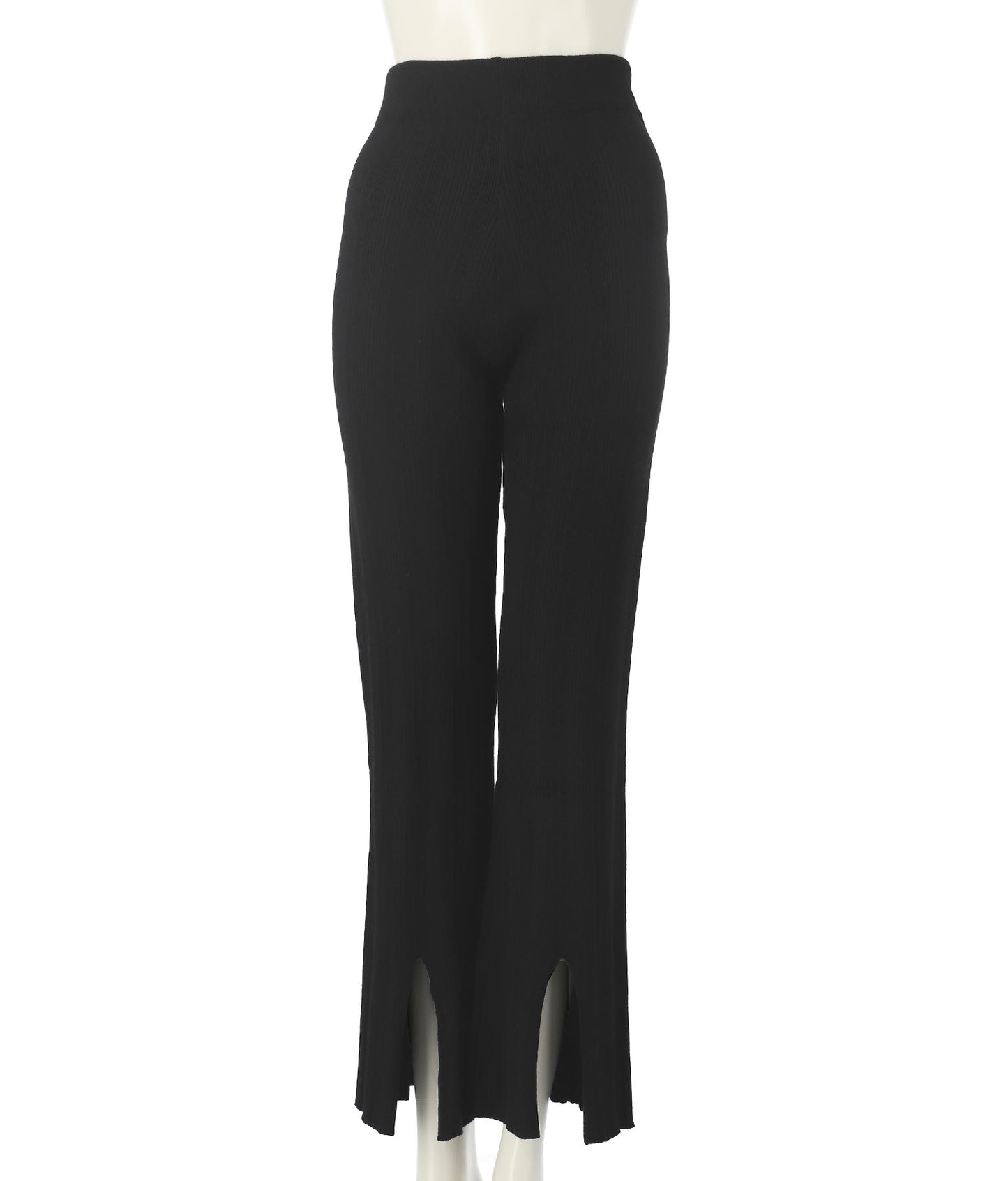 ランダムリブ センタースリット ニットパンツ 152-5327