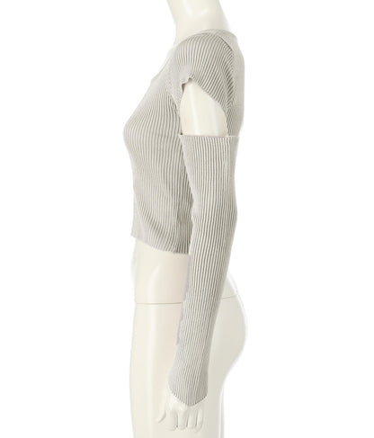 アームカットリブニットトップス 153-5322