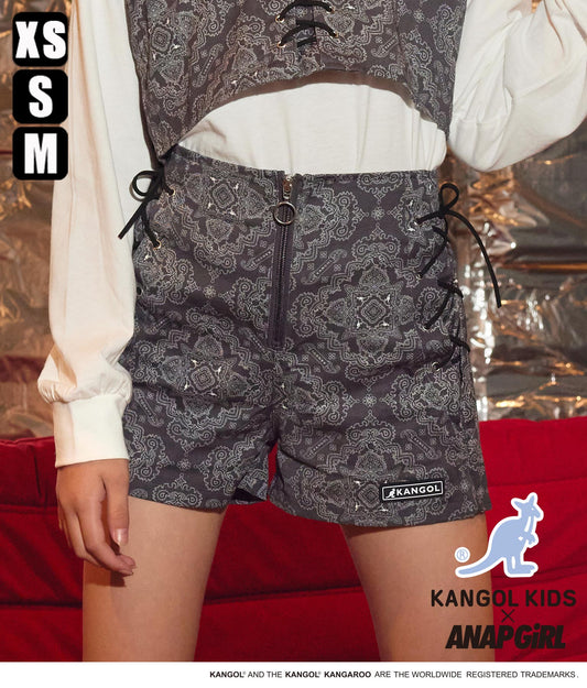 ANAPGIRL × KANGOLKIDS コラボ スピンドル ショートパンツ 912-6911