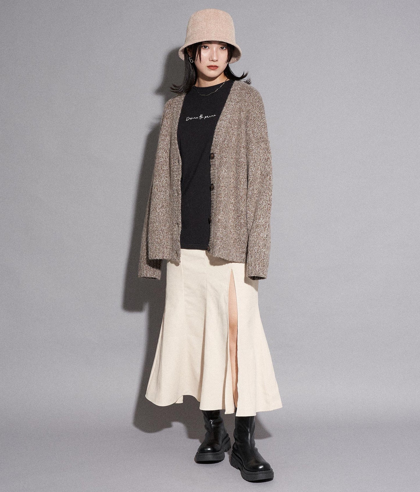 ミックス ヤーン カーディガン 794-8539