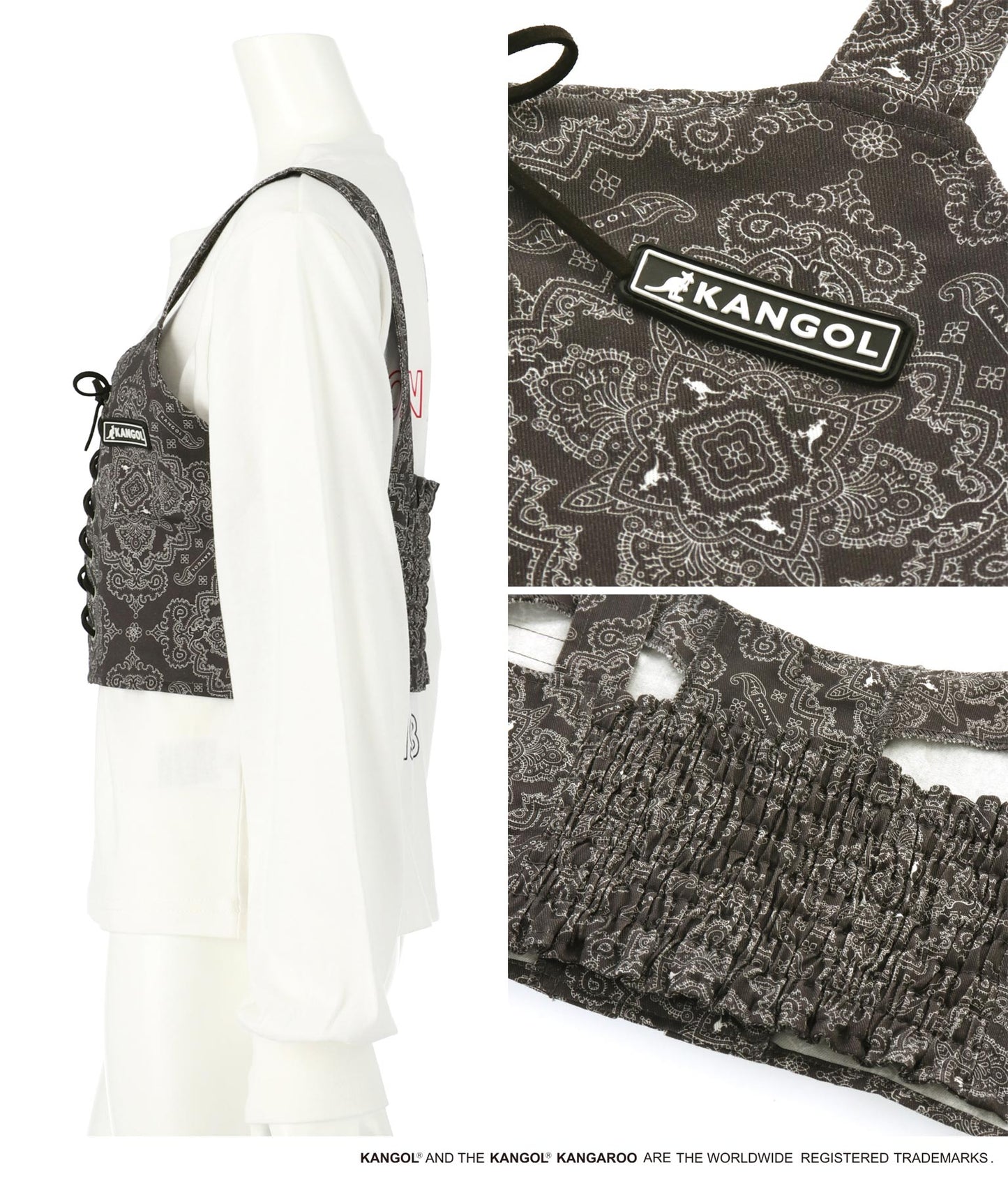 ANAPGIRL×KANGOLKIDSコラボビスチェ×ロンTセット