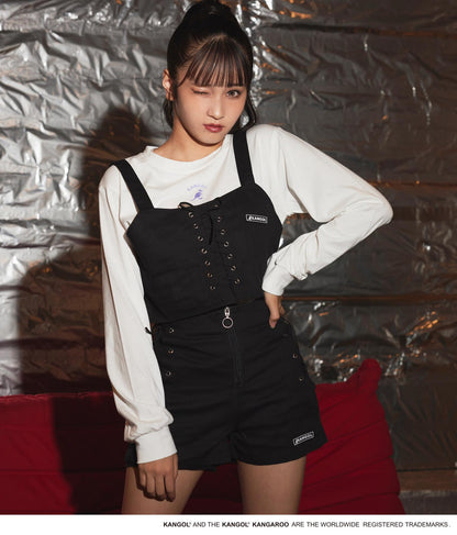 ANAPGIRL × KANGOL KIDS コラボ ビスチェ × ロンT セット 918-6910