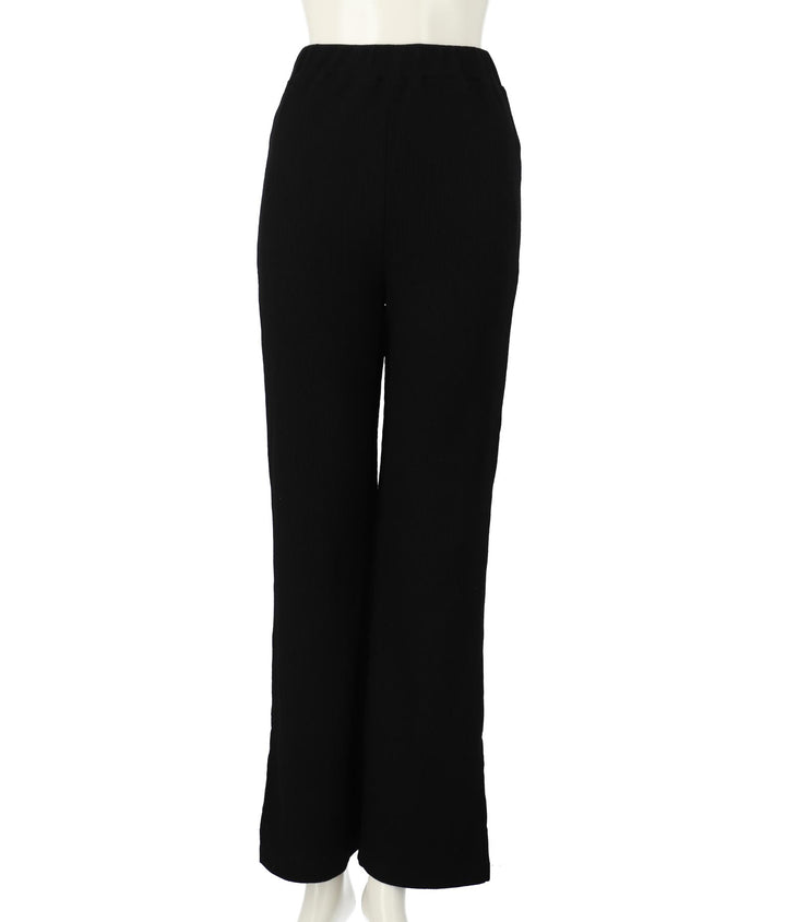 ワッフルスリットセミフレアパンツ 792-8641
