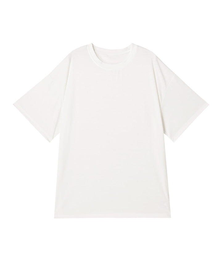 ラウンドネック ゆるてろ ビッグ Tシャツ 493-2555