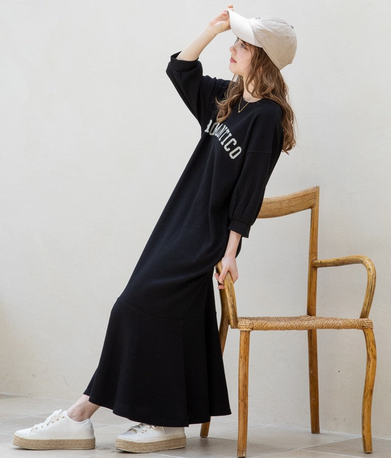 ROMANTICO ロゴ マーメイド ワンピース  527-6635