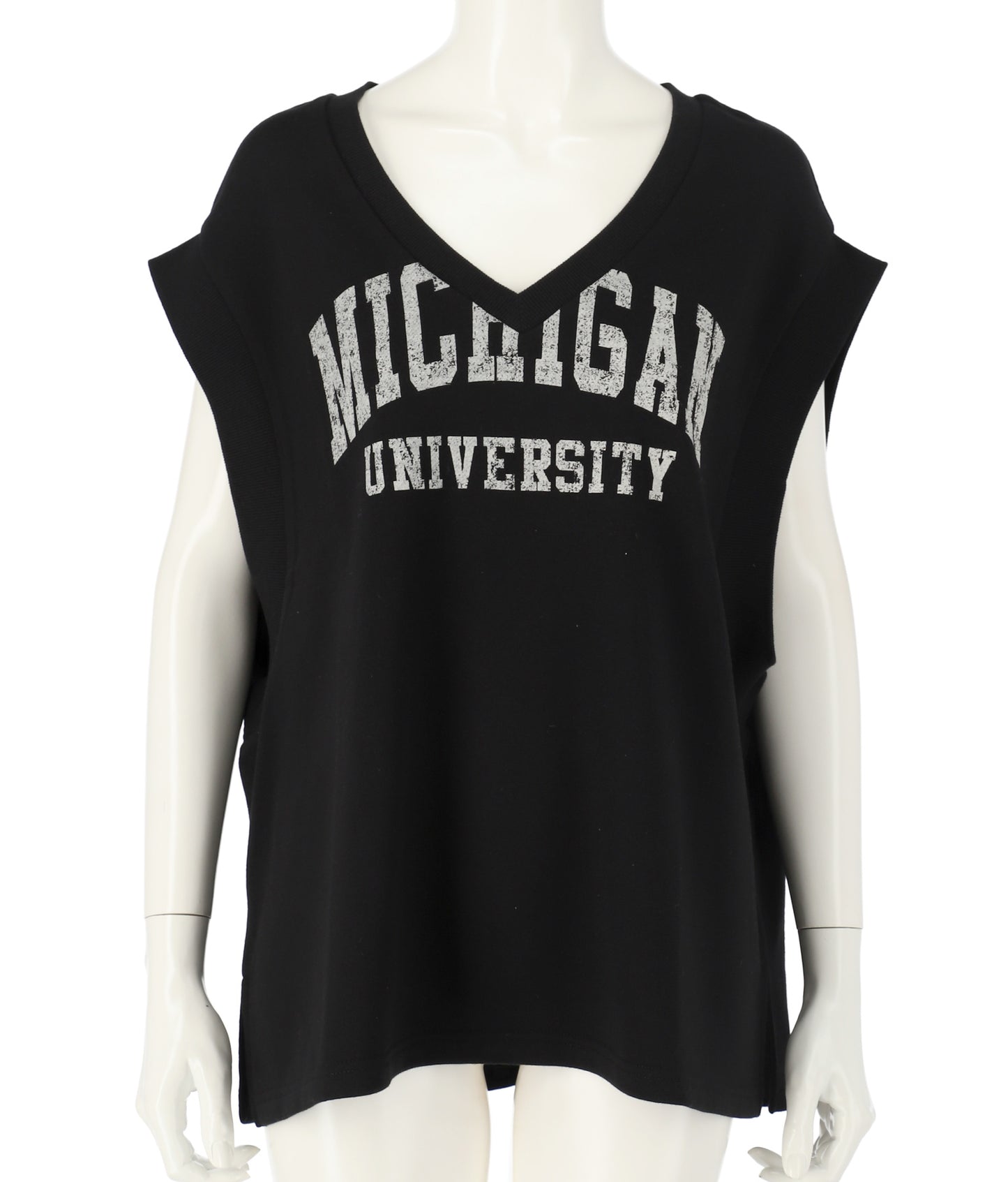 カレッジロゴ Vネック ベスト 853-5438