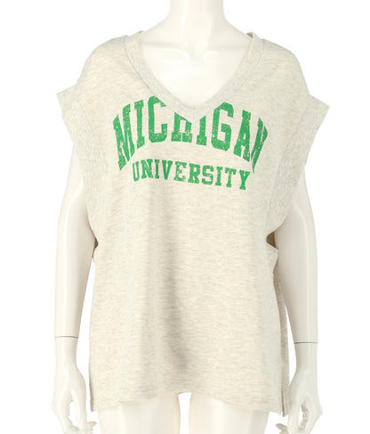 カレッジロゴ Vネック ベスト 853-5438