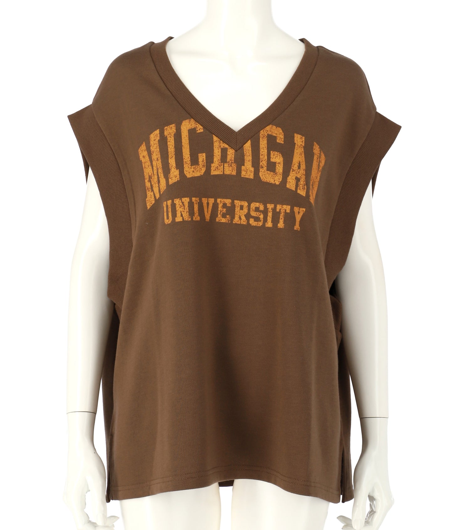 カレッジロゴ Vネック ベスト 853-5438