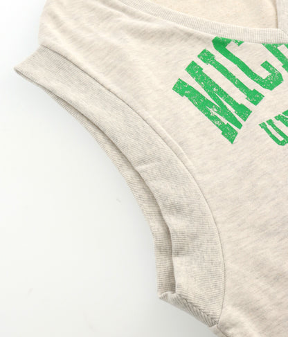 カレッジロゴ Vネック ベスト 853-5438