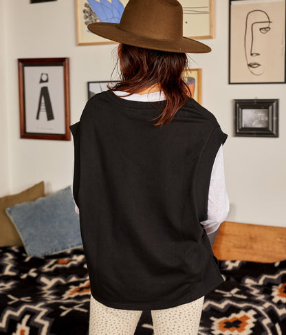 カレッジロゴ Vネック ベスト 853-5438