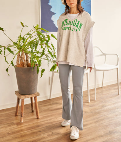 カレッジロゴ Vネック ベスト 853-5438