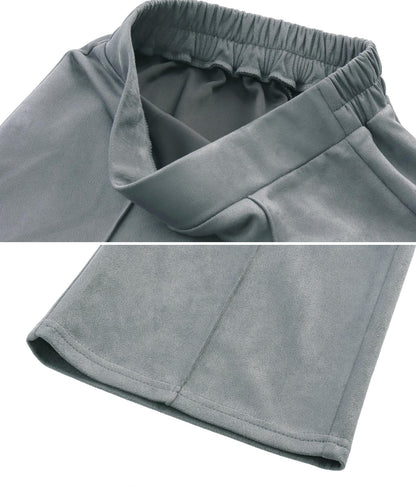 フェイクスエードフレアパンツ 792-8665