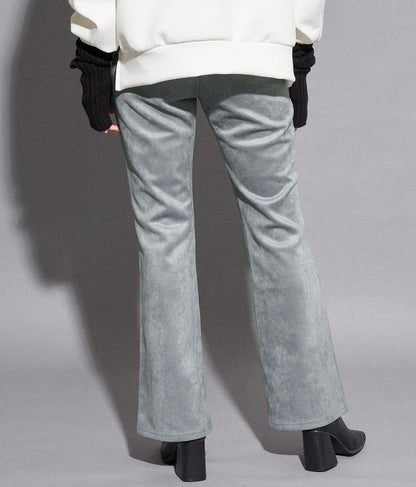 フェイクスエードフレアパンツ 792-8665