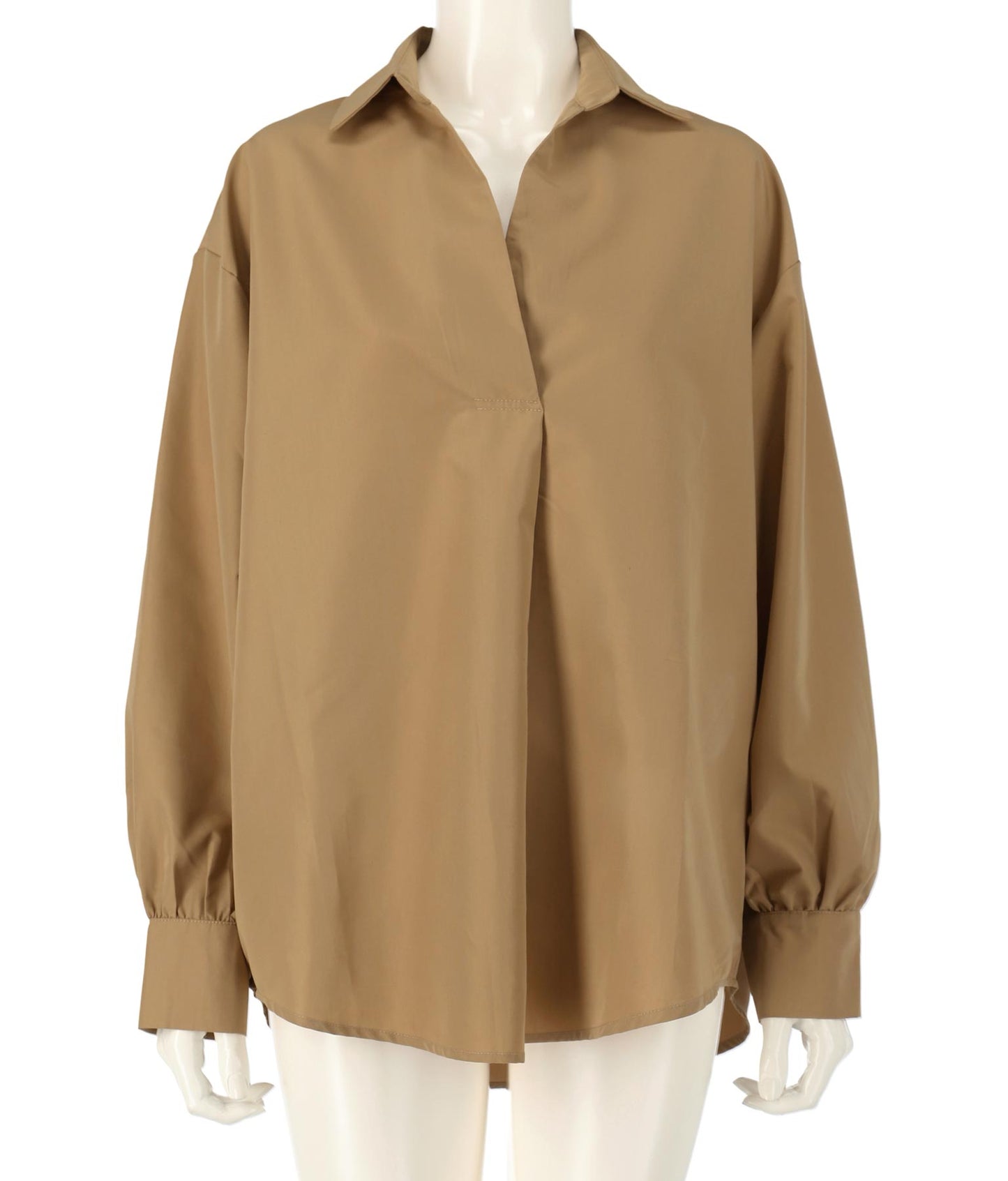 ボリュームスリーブスキッパーシャツ 153-5285