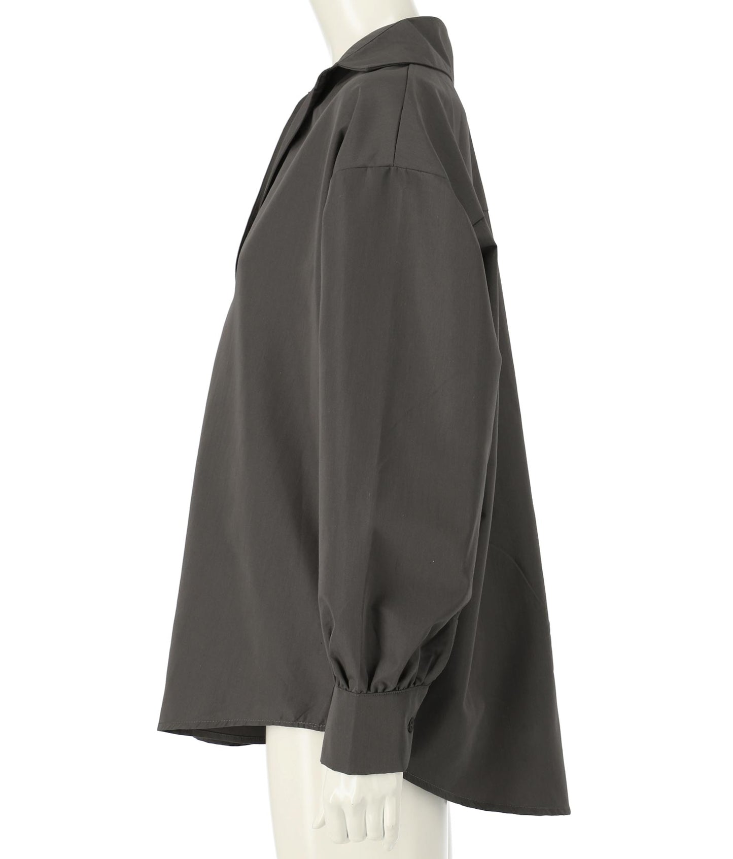 ボリュームスリーブスキッパーシャツ