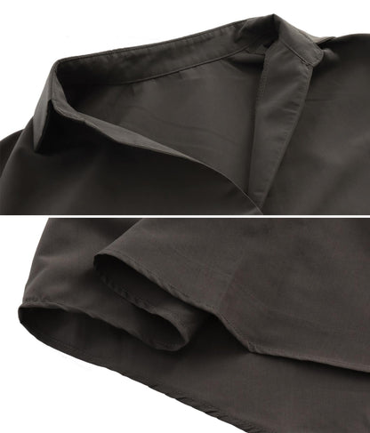 ボリュームスリーブスキッパーシャツ 153-5285