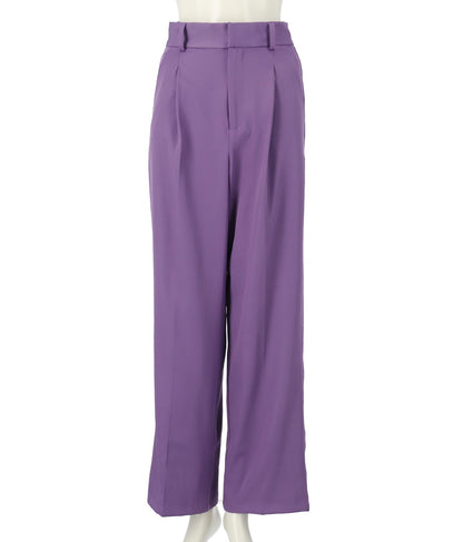 センタープレスウエストタックスラックスパンツ 362-8909