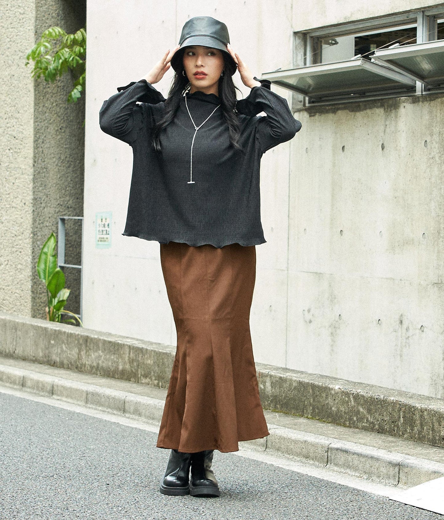 シンプルマーメードスカート 791-8640