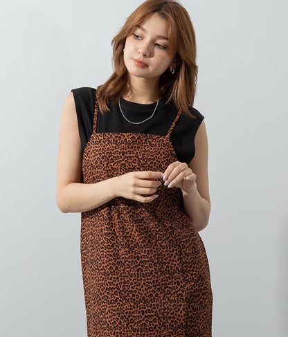 シンプルノースリーブトップスカットソー 793-8922