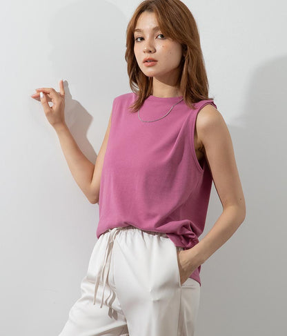 シンプルノースリーブトップスカットソー 793-8922