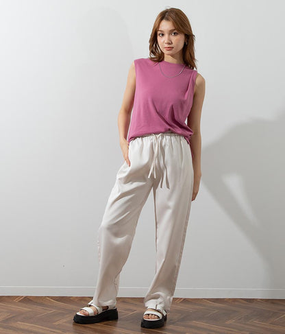 シンプルノースリーブトップスカットソー 793-8922