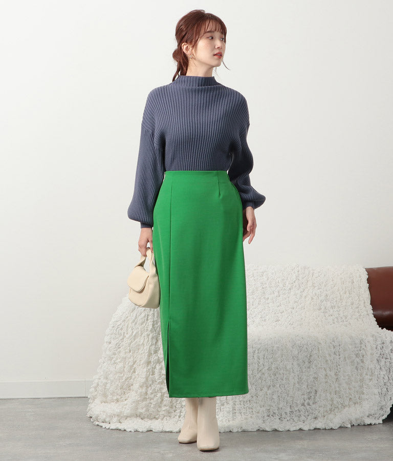 ポンチタイトスリットスカート 551-5716