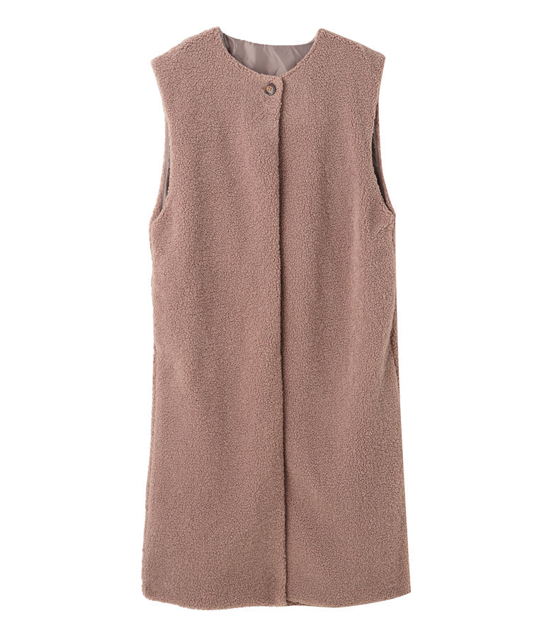 ボア ロング ジレ  364-8950