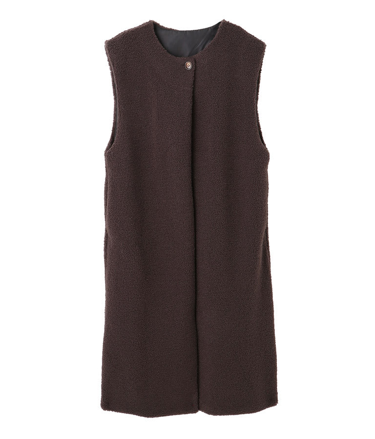 ボア ロング ジレ  364-8950