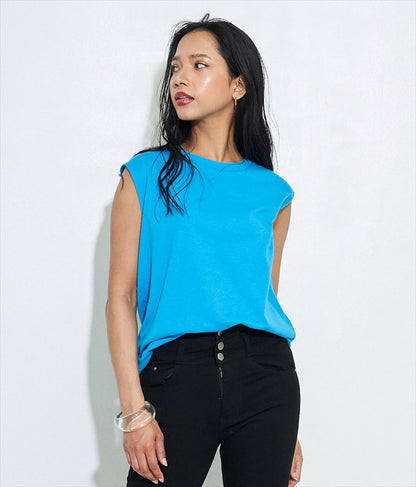 シンプルノースリーブトップスカットソー 793-8922