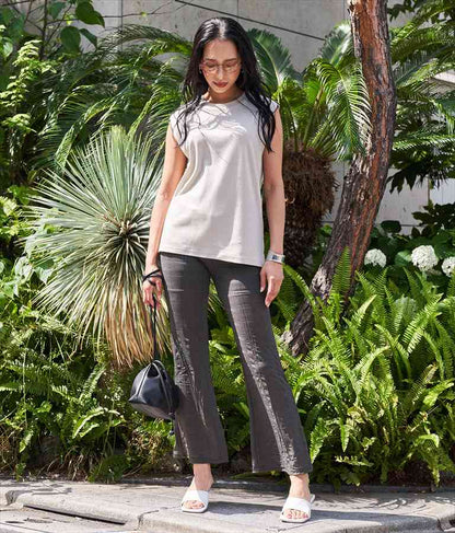 シンプルノースリーブトップスカットソー 793-8922