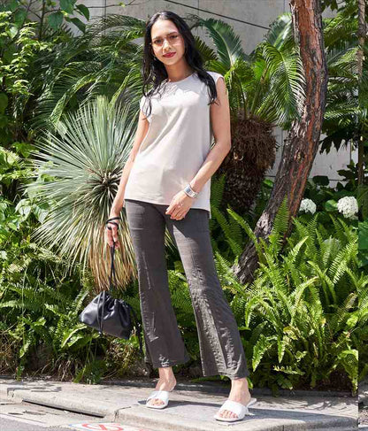 シンプルノースリーブトップスカットソー 793-8922