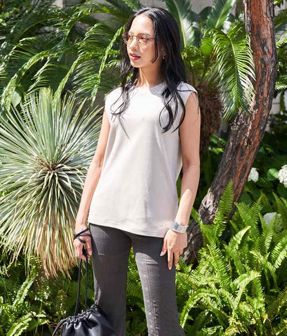 シンプルノースリーブトップスカットソー 793-8922