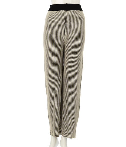 プレーティングストレートニットパンツ 852-5463