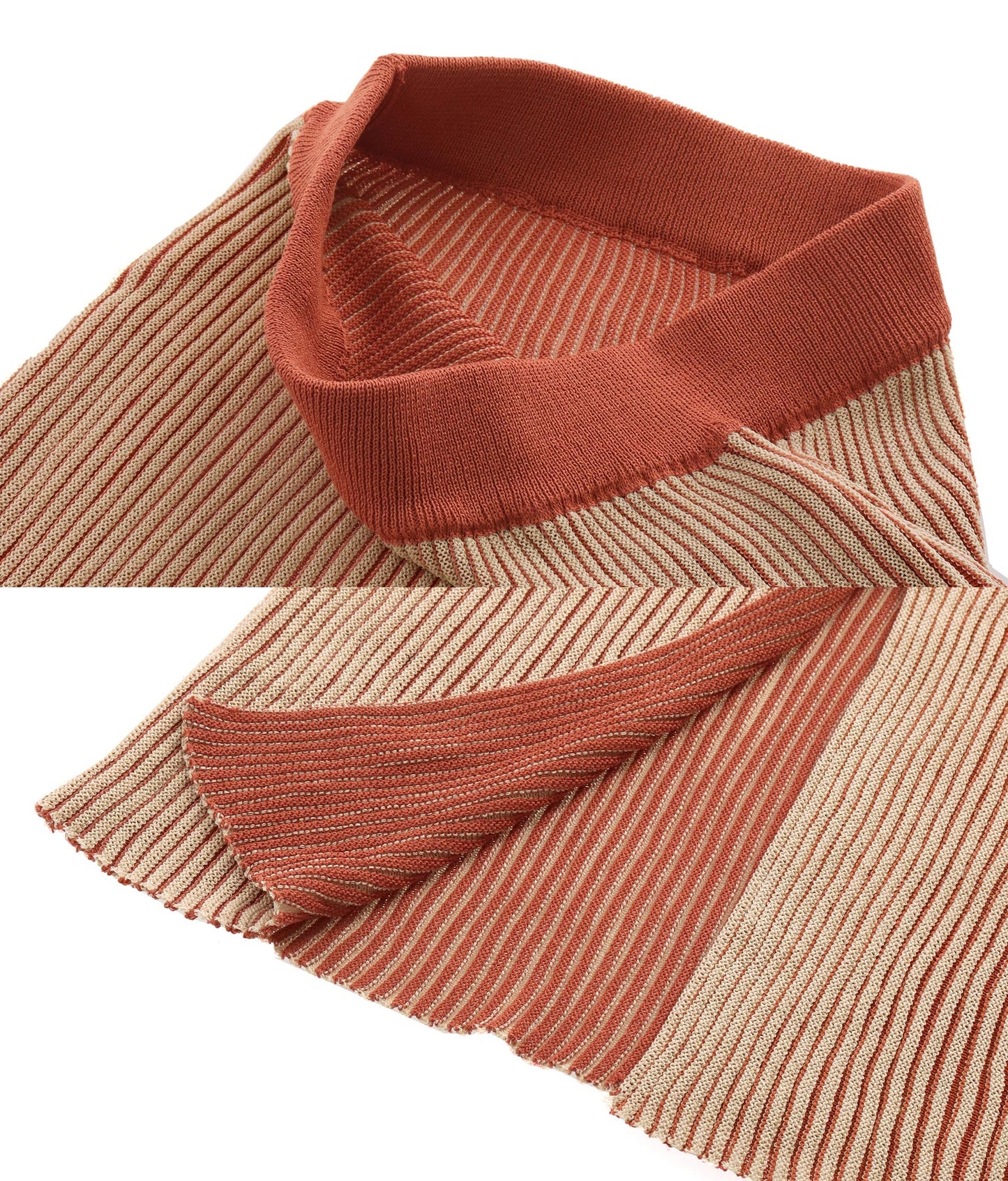 プレーティング ストレート ニットスカート 851-5464