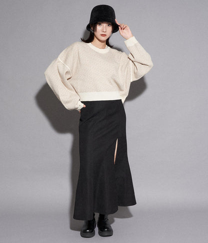 スリット フレア ロングスカート 791-8666