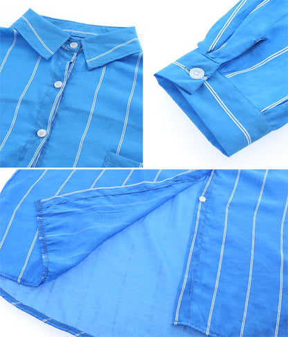 オーバーサイズ ストライプ シャツ 154-5412