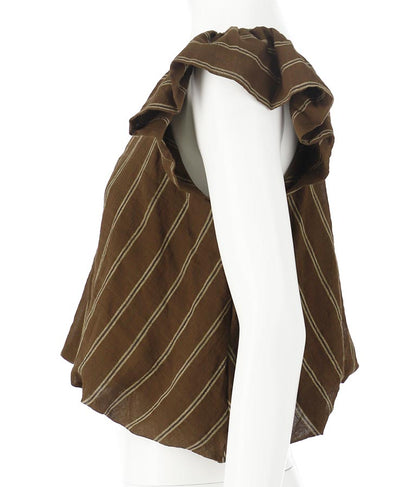 2WAY ストライプ トップス 153-5422