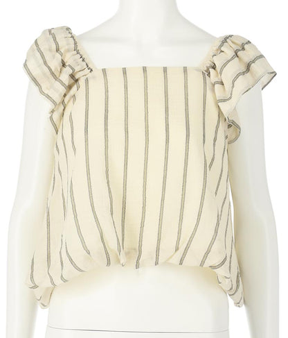 2WAY ストライプ トップス 153-5422