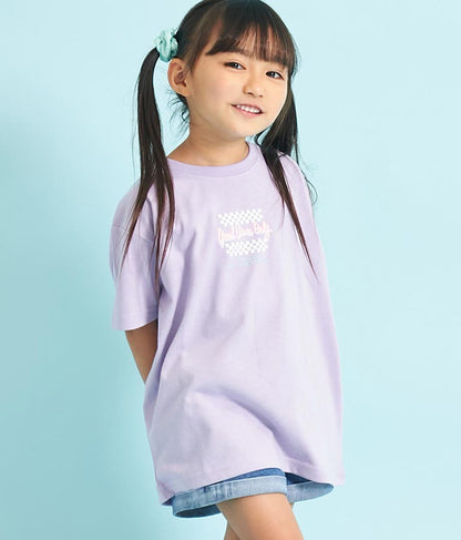 接触冷感後ろ切替ビッグTシャツ 423-3059