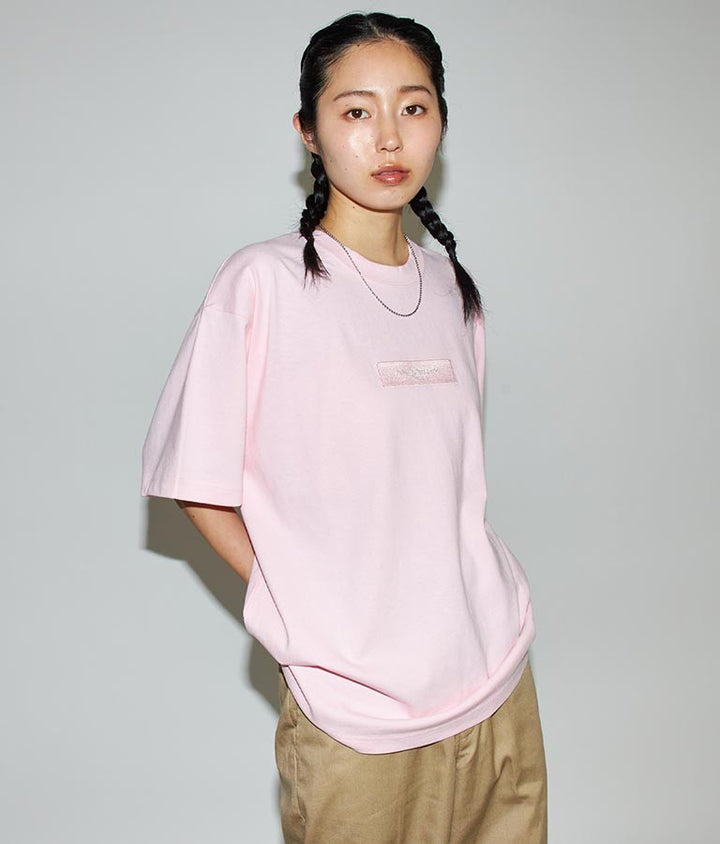 ANLIBERTY ベーシック ボックス ロゴ Tシャツ【ユニセックス】 30-3026