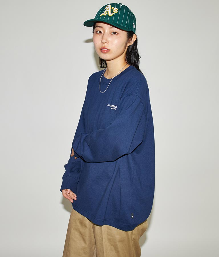 ANLIBERTY ベーシック ロゴ ロングスリーブ Tシャツ 【ユニセックス】 30-3029