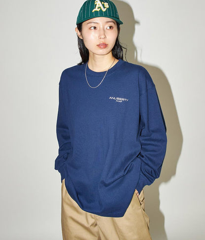 ANLIBERTY ベーシック ロゴ ロングスリーブ Tシャツ 【ユニセックス】 30-3029