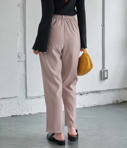 タック テーパード パンツ【セットアップ着用可】 552-5660