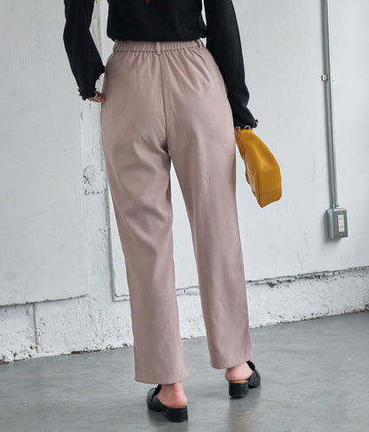 タック テーパード パンツ【セットアップ着用可】 552-5660