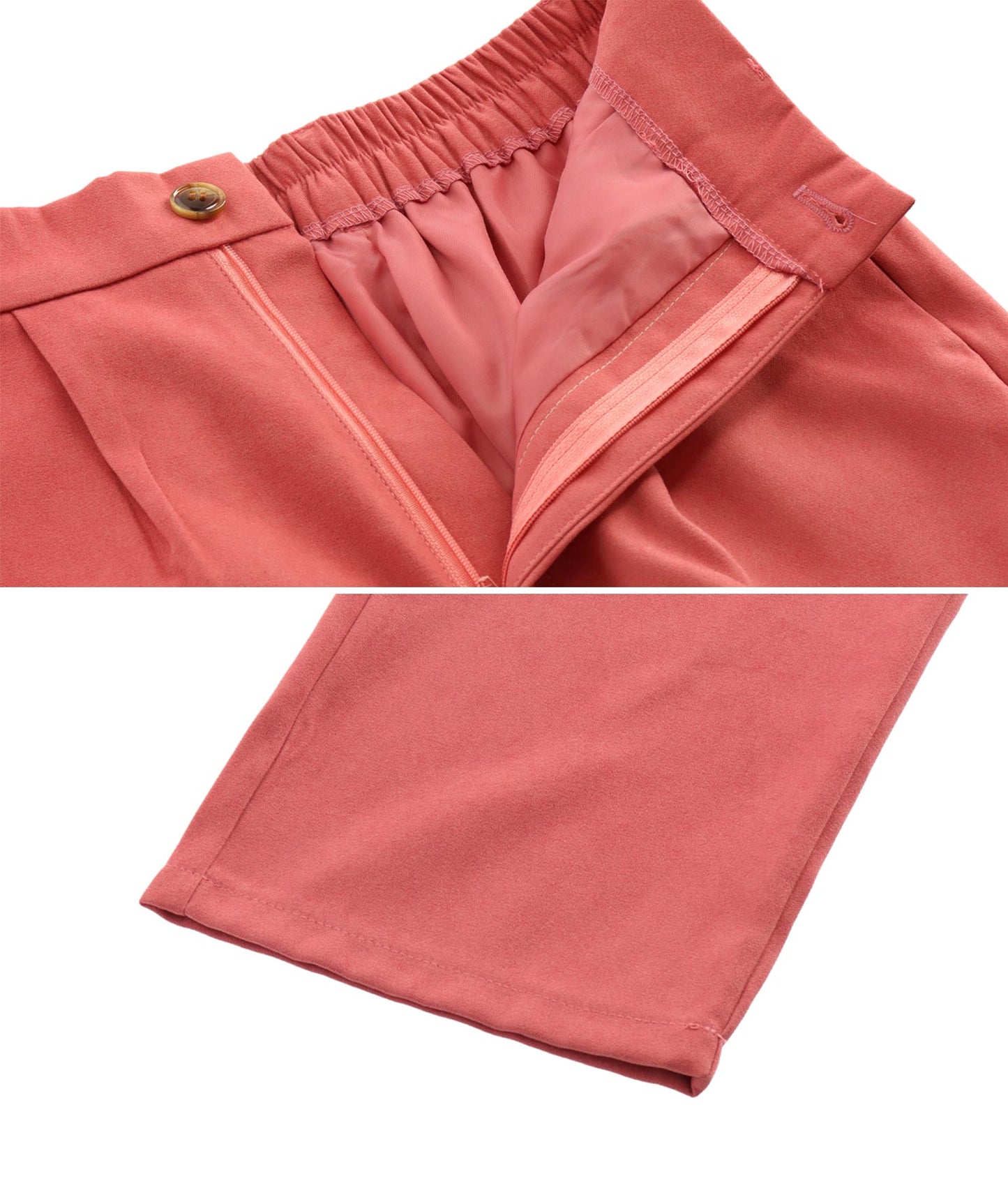 タック テーパード パンツ【セットアップ着用可】 552-5660