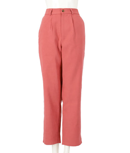 タック テーパード パンツ【セットアップ着用可】 552-5660