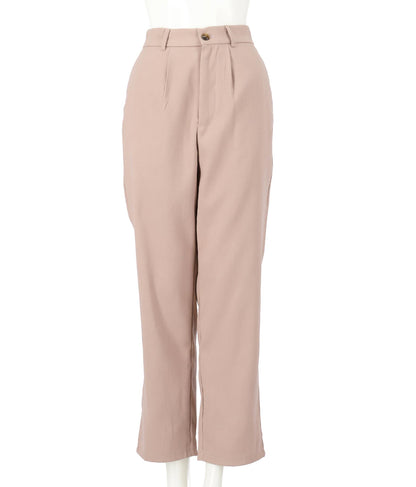 タック テーパード パンツ【セットアップ着用可】 552-5660