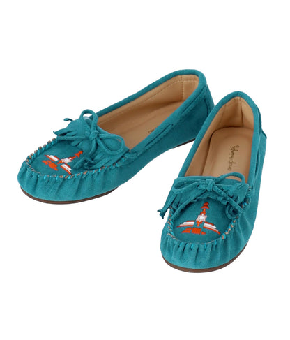 イーグル オルテガ刺繍 フリンジ モカシンシューズ 859-5556