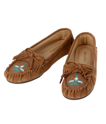 イーグル オルテガ刺繍 フリンジ モカシンシューズ 859-5556